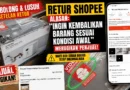 Proses Retur Shopee dengan Alasan “Ingin Kembalikan Barang Sesuai Kondisi Awal” yang Merugikan Penjual