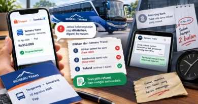 Semeru Trans Ingkar Janji untuk Refund karena Kesalahan Mereka Sendiri