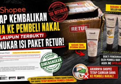 Shopee Tetap Mengembalikan Dana kepada Pembeli Nakal Walaupun Pembeli Terbukti Menukar Isi Paket Retur