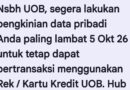 Marketing Kartu Kredit UOB yang Tidak Profesional