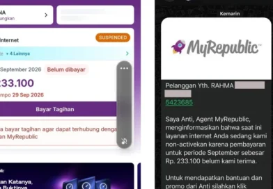 Sudah Bayar My Republic tapi WiFi Tetap Dimatikan, Laporan Saya Tidak Digubris