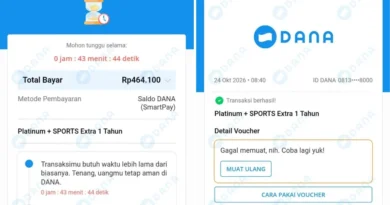 Beli Voucher Vidio di DANA Rp464 Ribu, Transaksi Berhasil tapi Kode Redeem Tidak Pernah Muncul