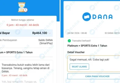 Beli Voucher Vidio di DANA Rp464 Ribu, Transaksi Berhasil tapi Kode Redeem Tidak Pernah Muncul