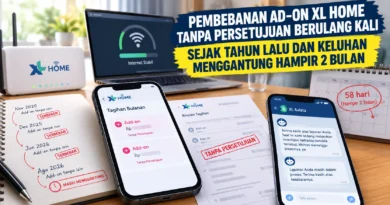 Pembebanan Add-on XL Home Tanpa Persetujuan Berulang Kali Sejak Tahun Lalu dan Keluhan Menggantung Hampir 2 Bulan