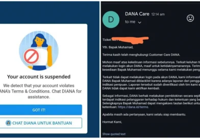 Akun DANA Di-blacklist Permanen karena Login Dua Akun di Satu HP, Dituduh Penipuan