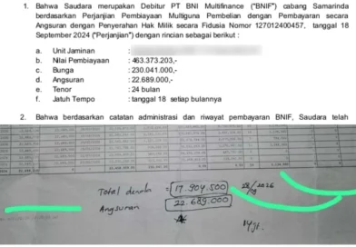 Angsuran Sudah Lunas tapi BPKB Masih Ditahan BNI Finance karena Denda Rp17,9 Juta