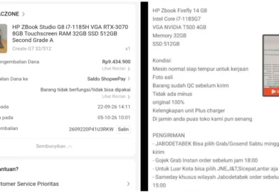 Beli Laptop Bekas Rp9,4 Juta di Shopee, Deskripsinya Bagus dan “No Minus”, Ternyata Overheat