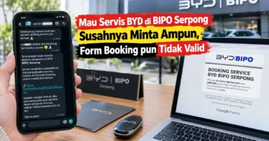 Mau Servis BYD di BIPO Serpong Susahnya Minta Ampun, Form Booking pun Tidak Valid