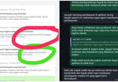 Tagihan Indodana PayLater Tak Kunjung Hilang Meski Sudah Dibayar, Malah Diminta Pembayaran di Luar VA Aplikasi