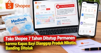 Toko Shopee 7 Tahun Ditutup Permanen karena Kapas Bayi Dianggap Produk Nikotin, Banding Ditolak